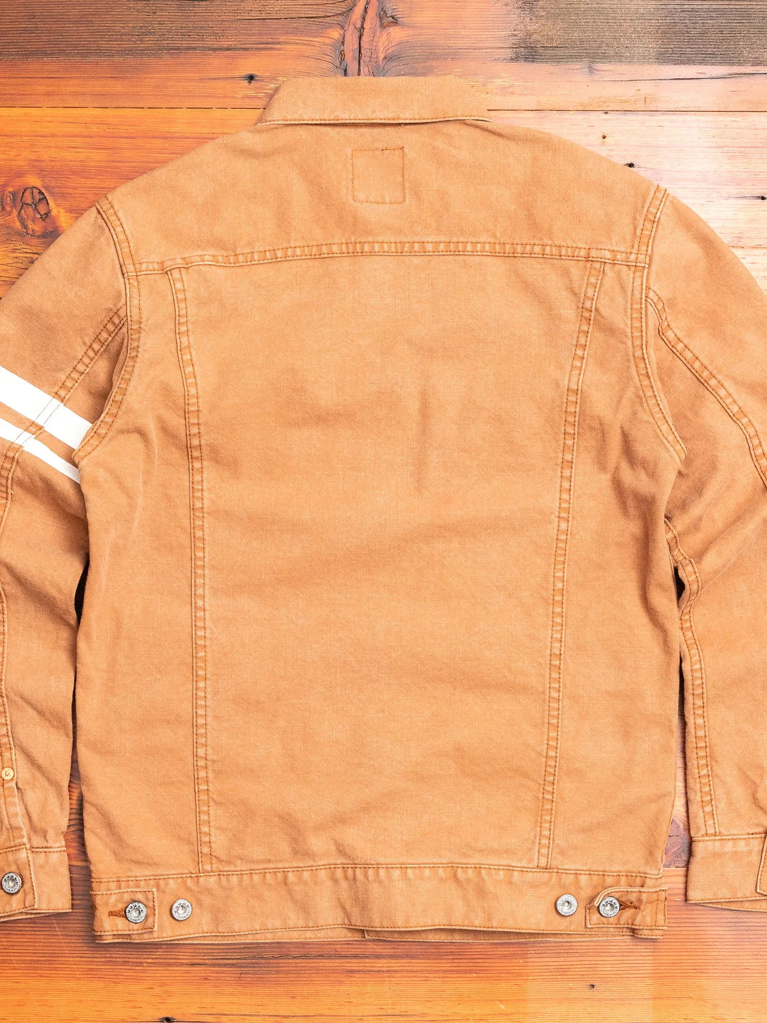 03-150 "Going to Battle" Washed Duck Type-3 Jacket in Brown