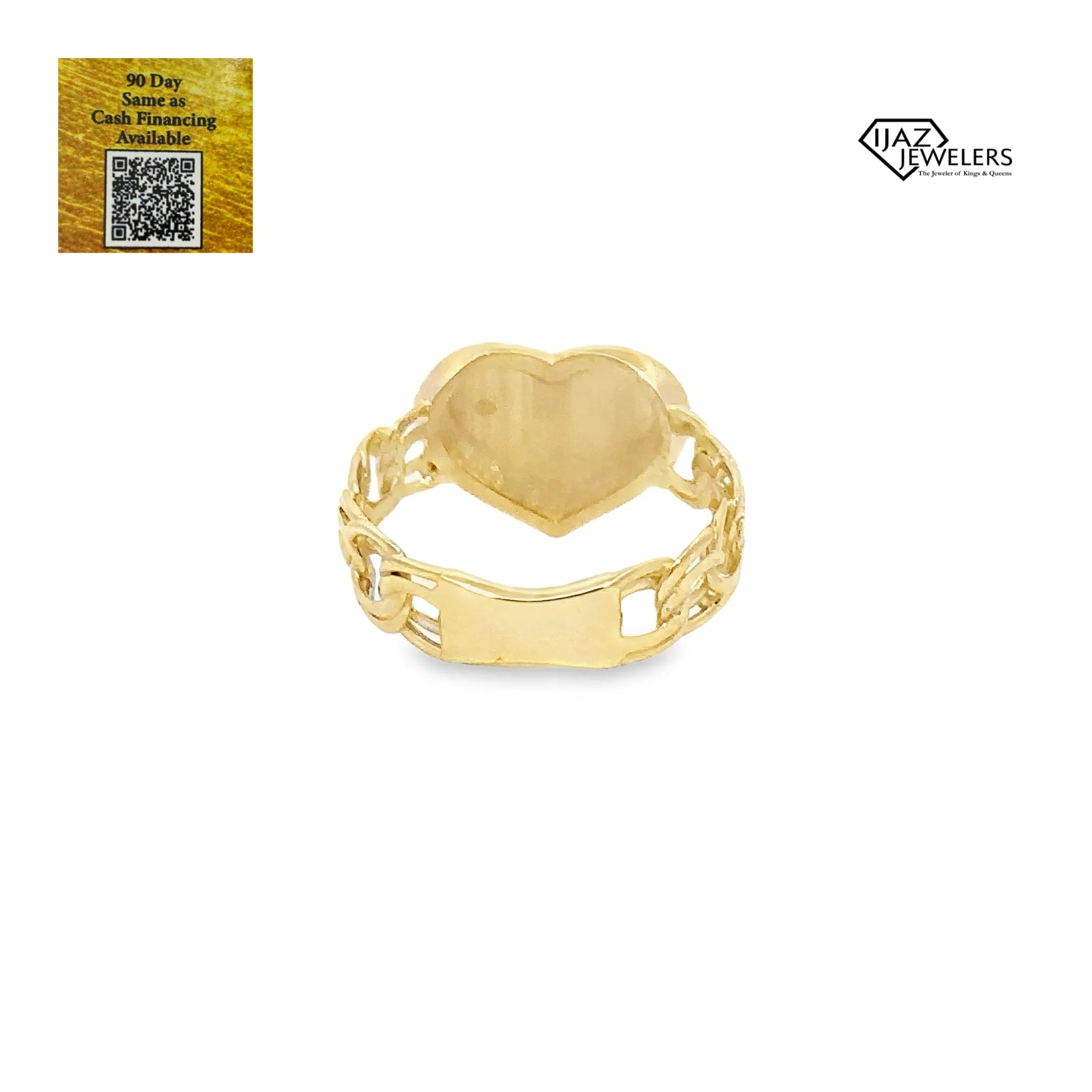 10K Gold Heart Ring