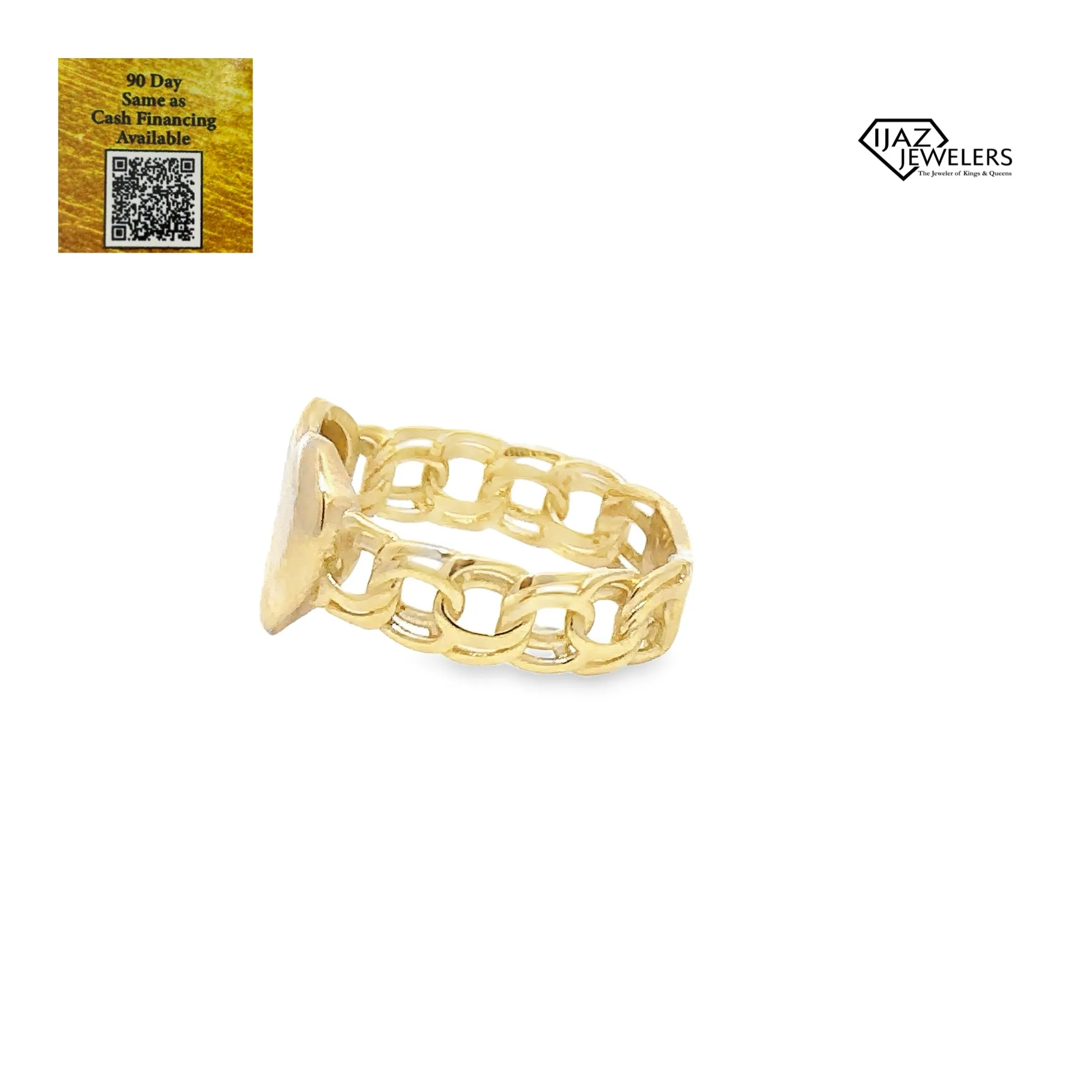 10K Gold Heart Ring