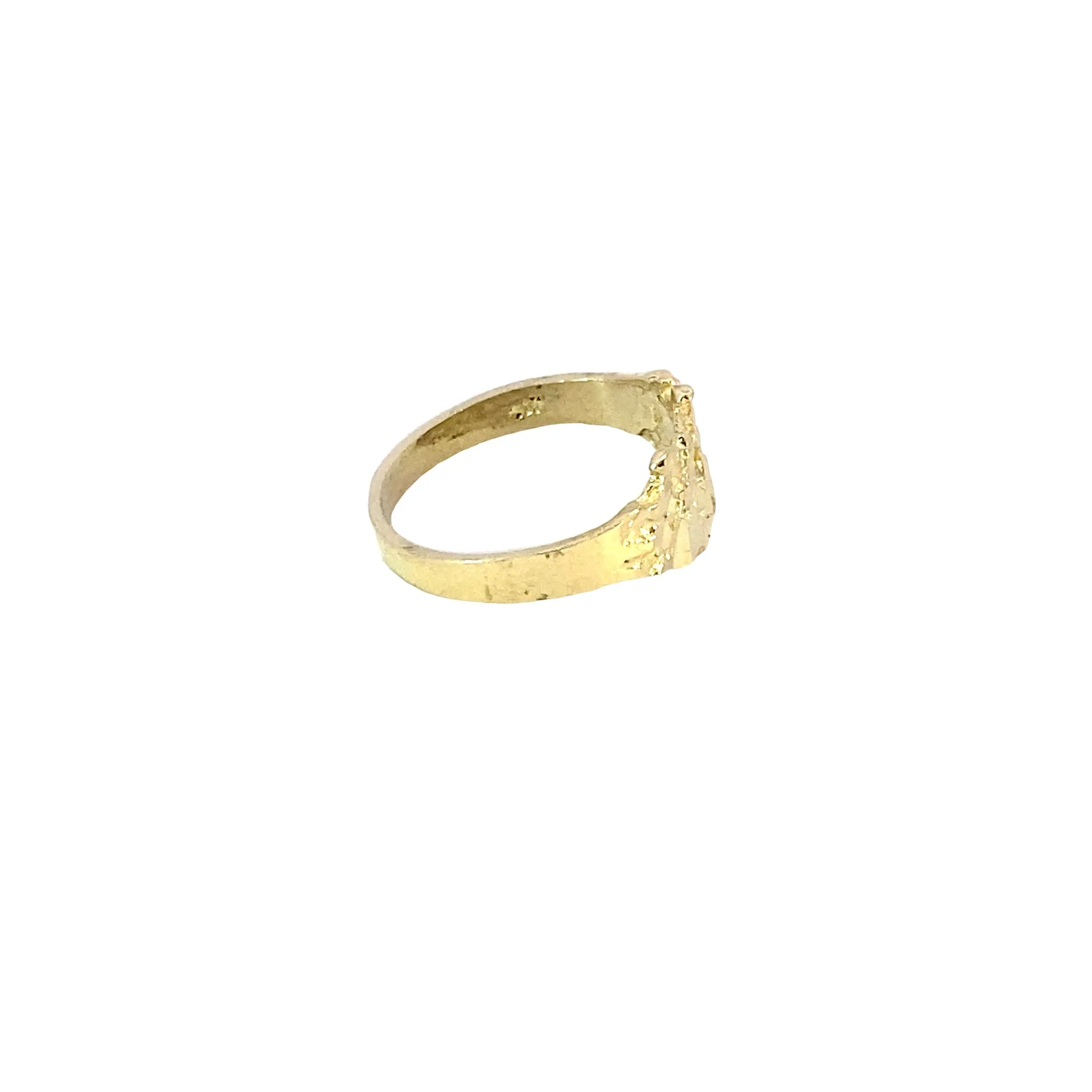 10K Gold Nugget Ring 2.3 Grams