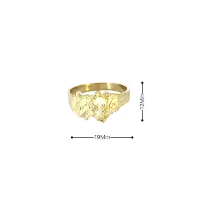 10K Gold Nugget Ring 2.3 Grams