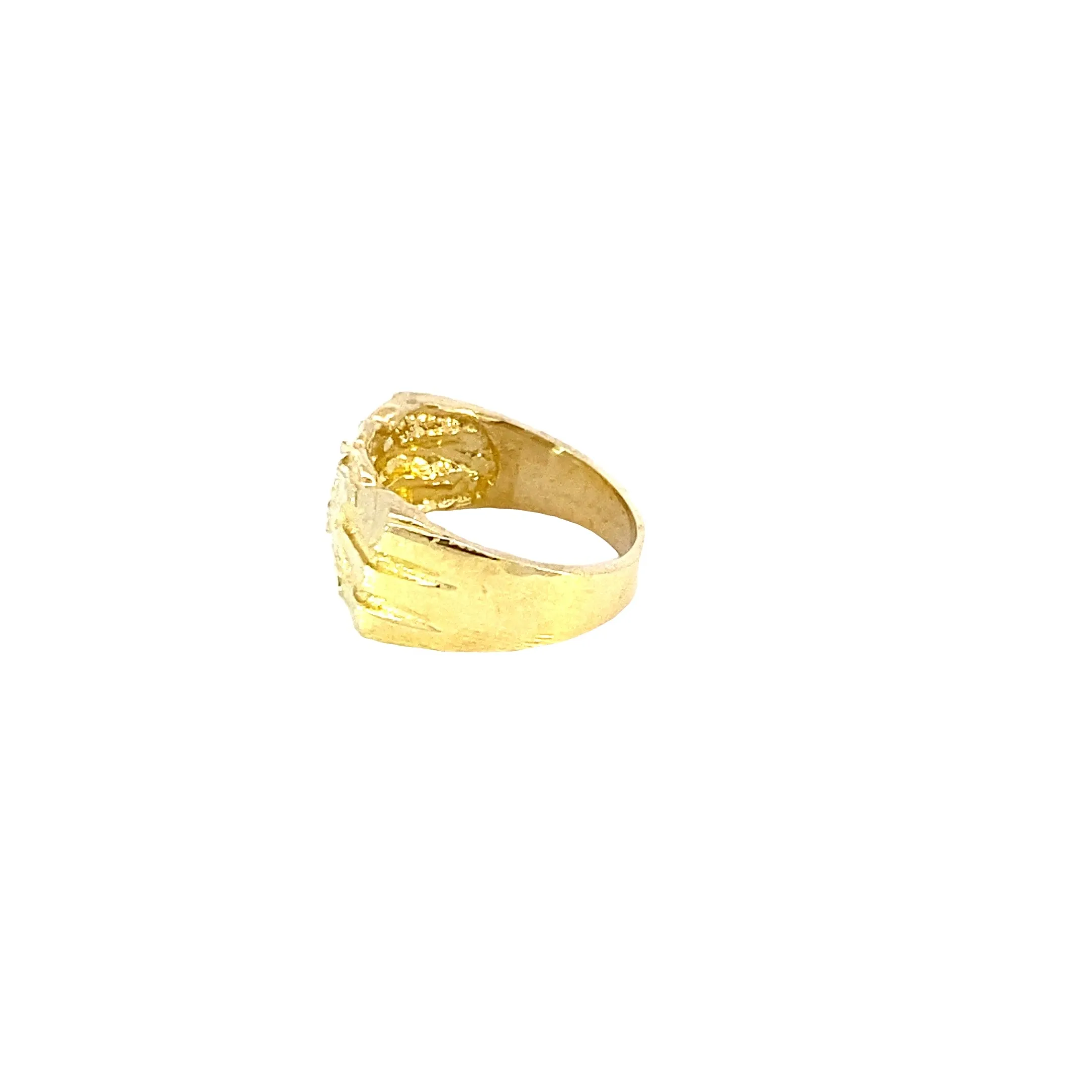 10K Gold Nugget Ring 3.3 Grams