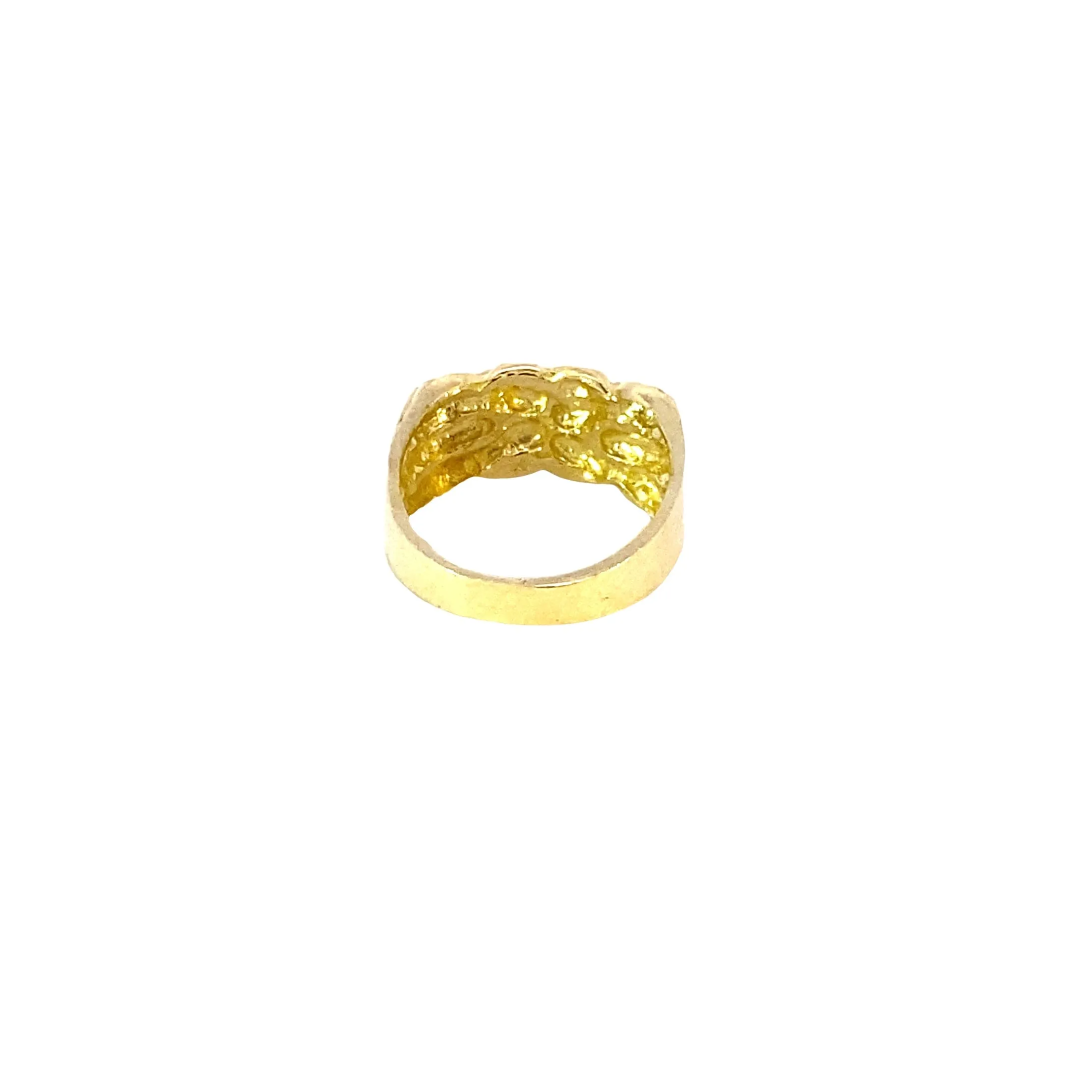 10K Gold Nugget Ring 3.3 Grams