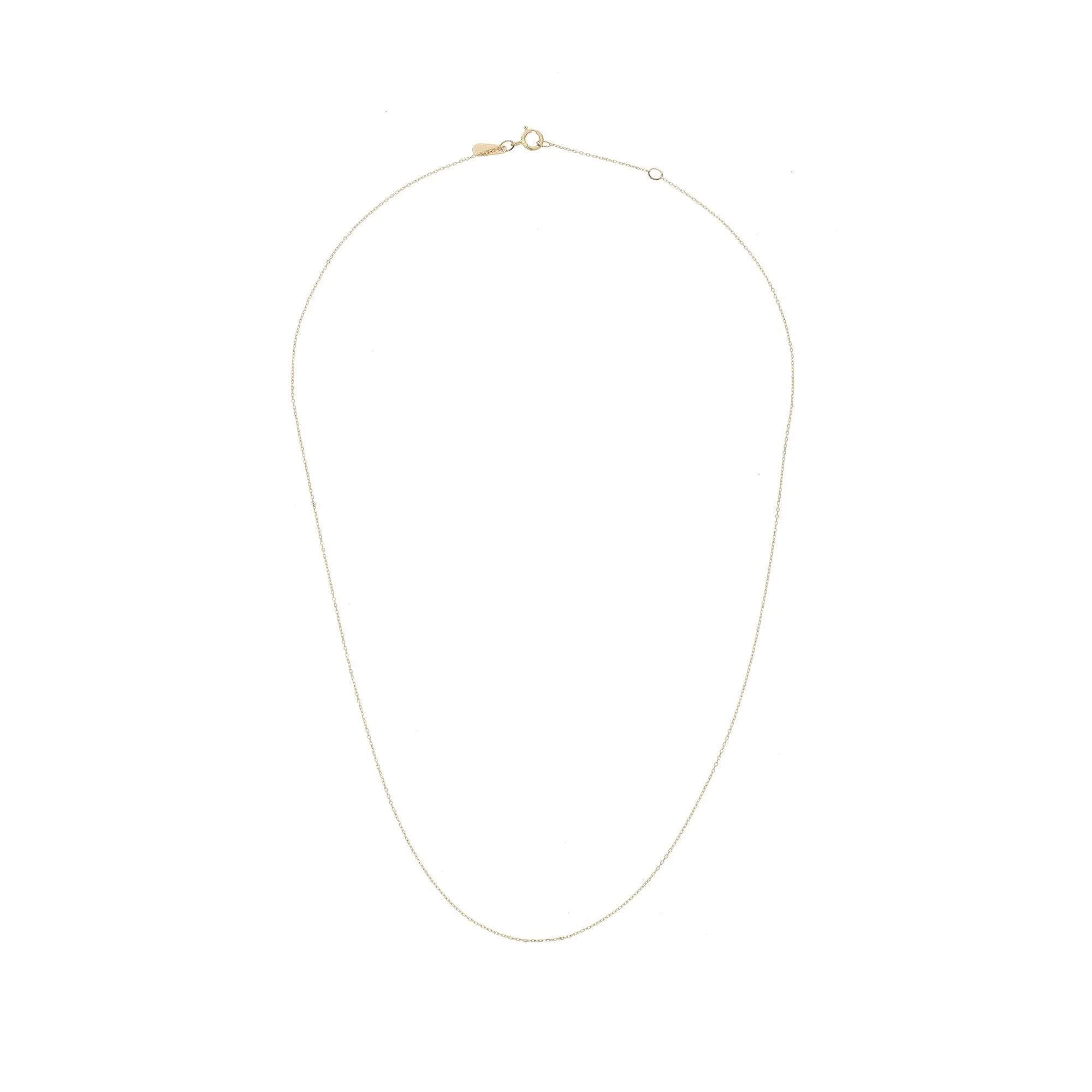 14k gold standard cable chain