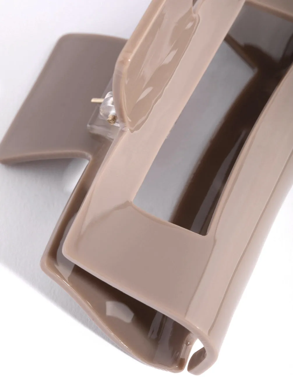 Acrylic Coffee Rectangle Claw