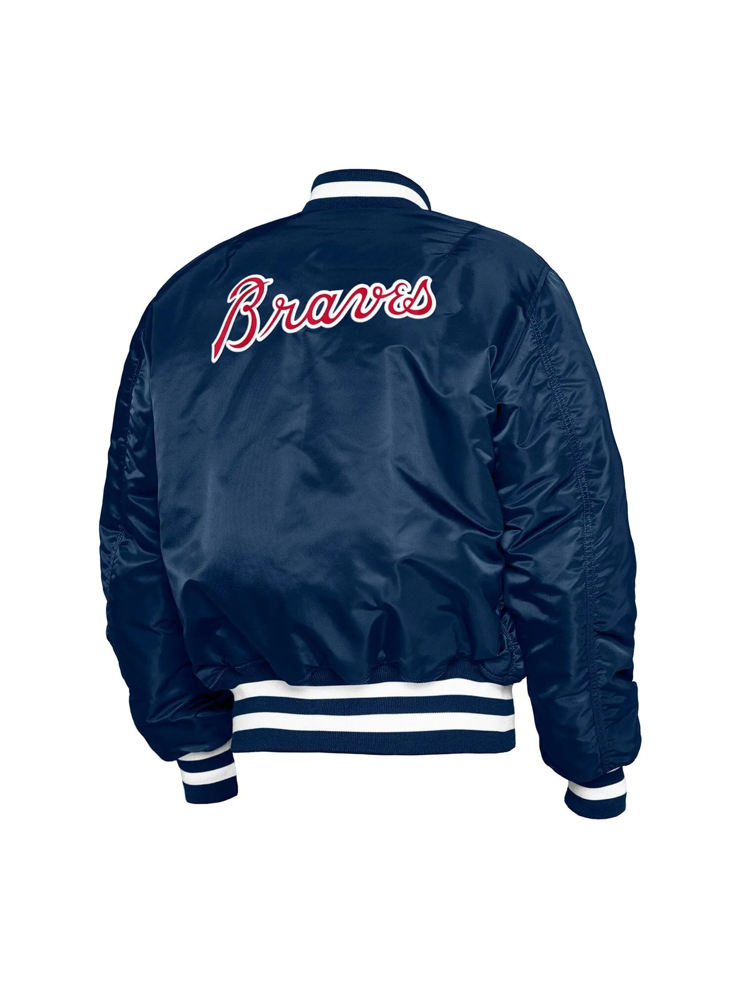 ATLANTA BRAVES X ALPHA X NEW ERA MA-1 BOMBER JACKET