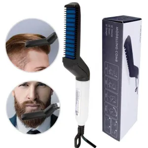 Beard Straightener Hair Comb, Man Electric Hair Styling Comb DIY Hair Accessories Hair Modelling Tool