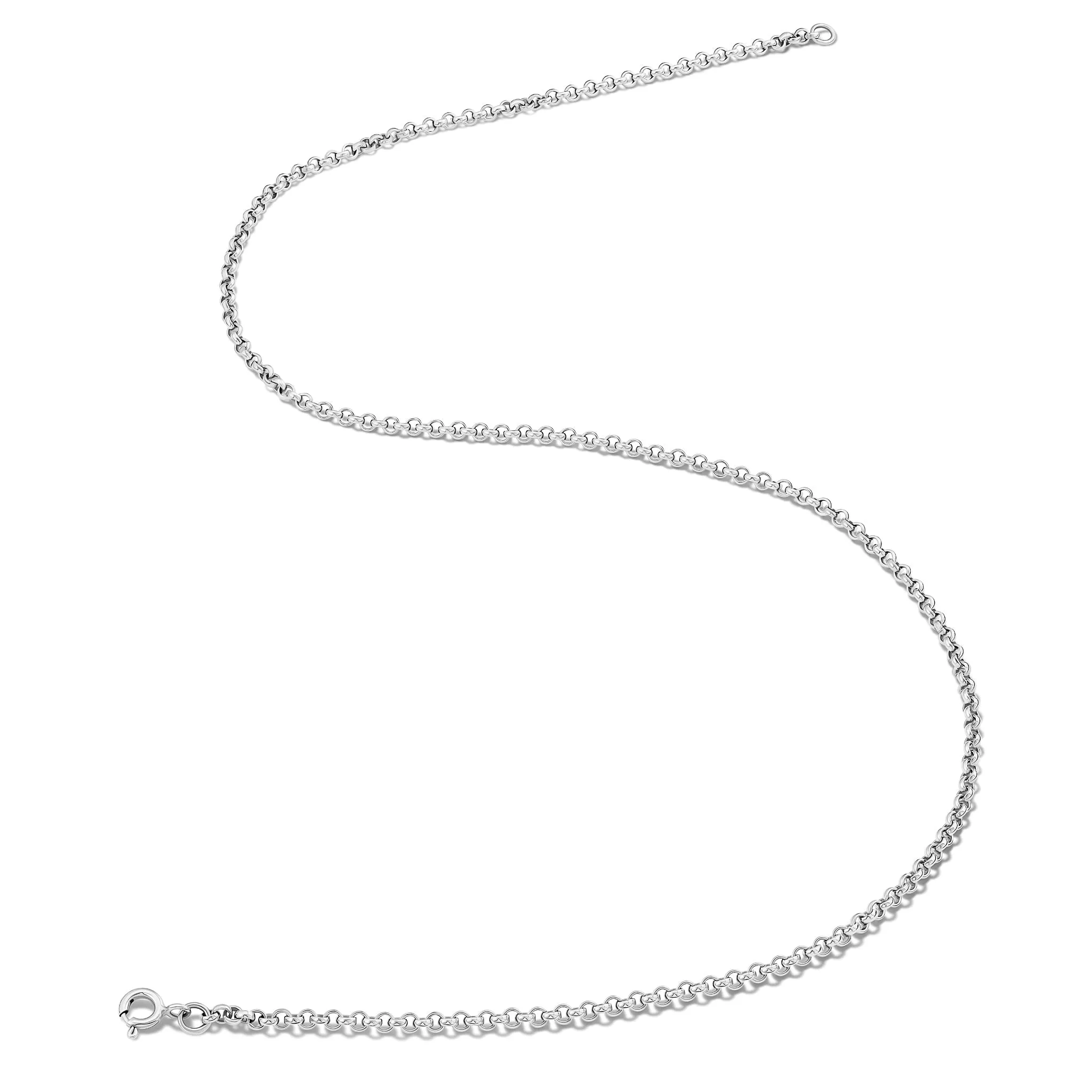 Belcher Mini Chain 18ct White Gold