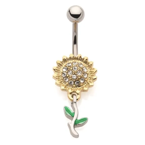 Belly Ring - Sunflower