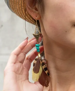 Bohemian Feather Earrings