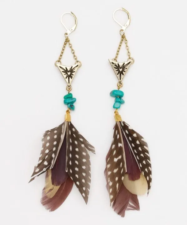 Bohemian Feather Earrings