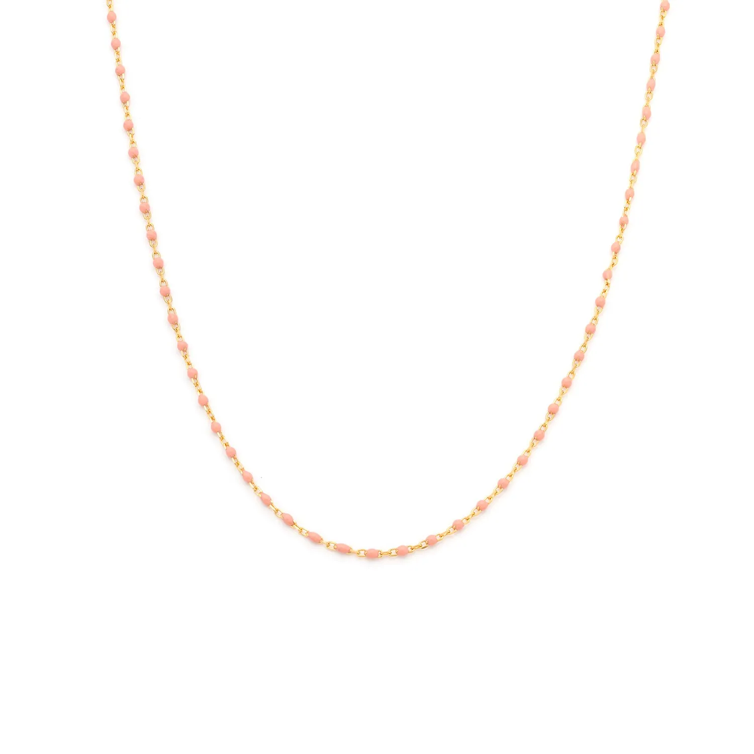 Candy Chain Necklace | Peach Fuzz & Gold