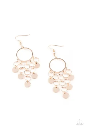 Cyber Chime - Rose Gold Earring