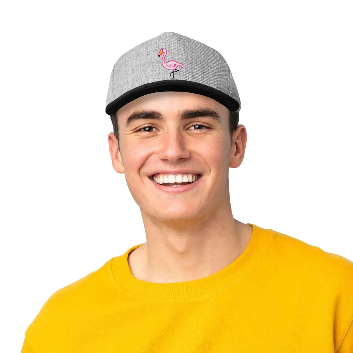 Dalix Flamingo Snapback Hat