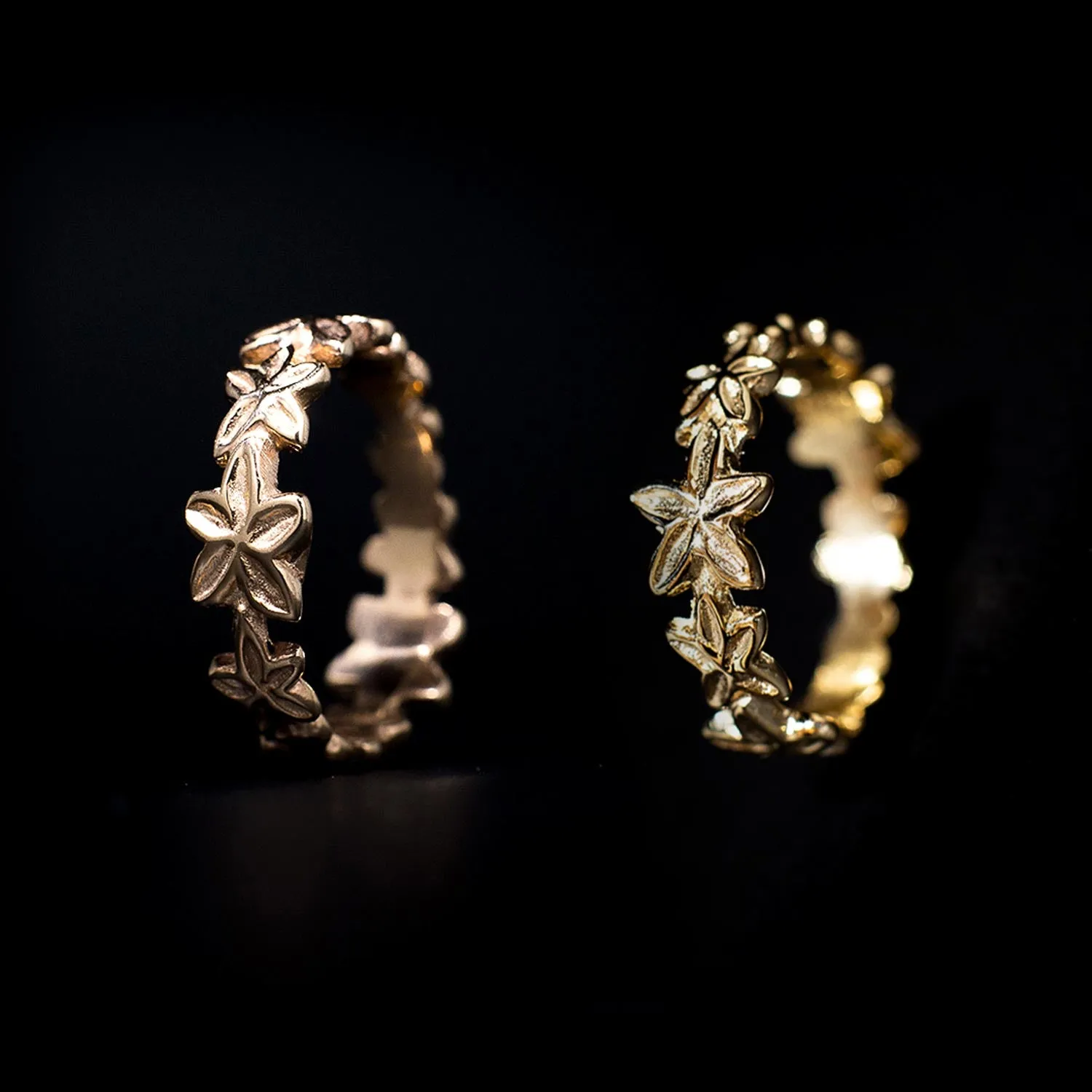 Frangipani Ring Gold