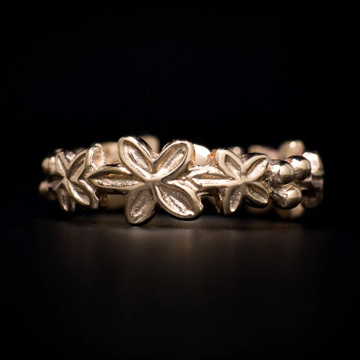 Frangipani Ring Gold