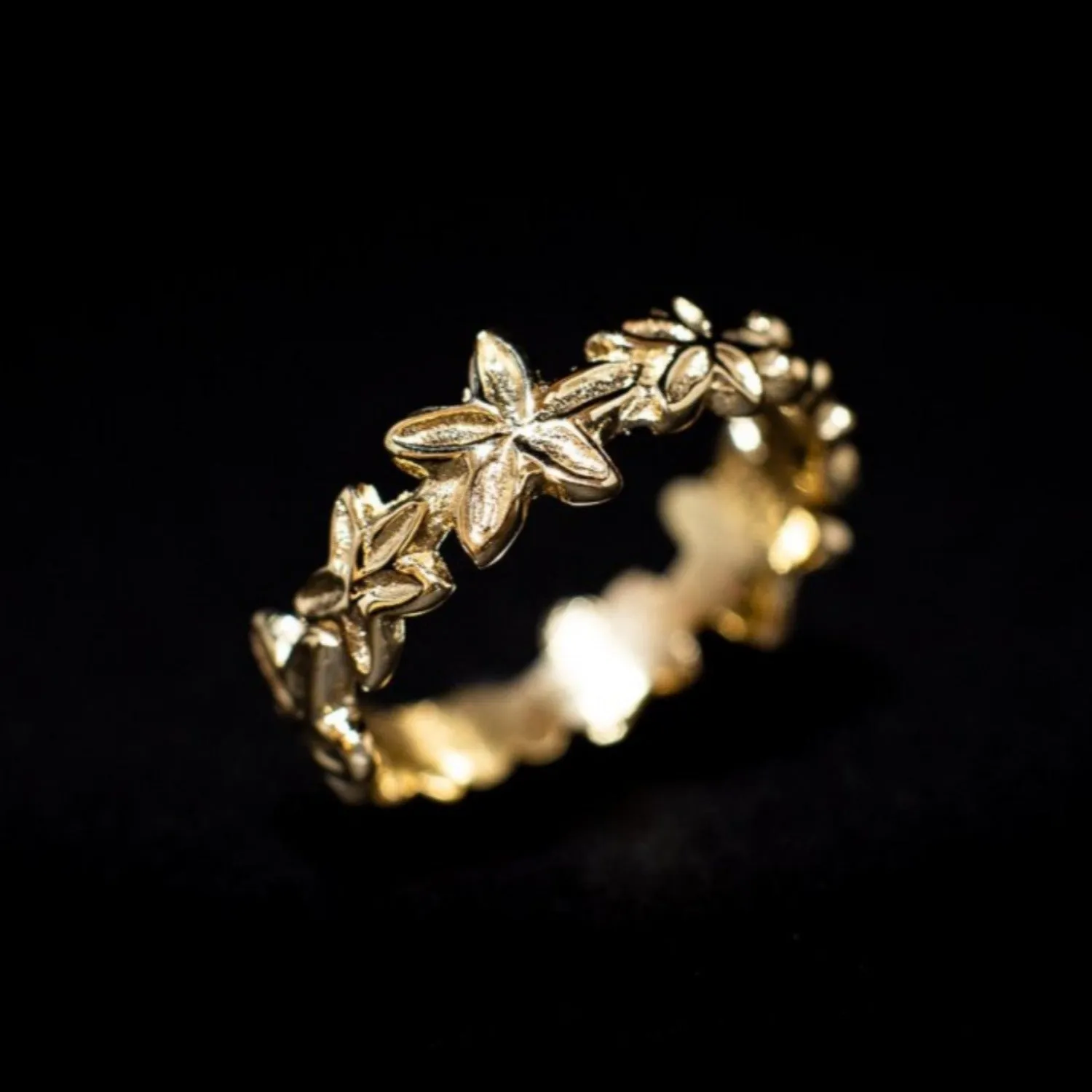 Frangipani Ring Gold