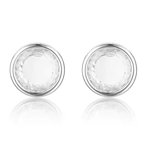 Georgini Noel Nights Sliced Stone Earrings Silver