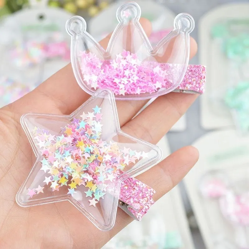 Glitter Confetti Clippies