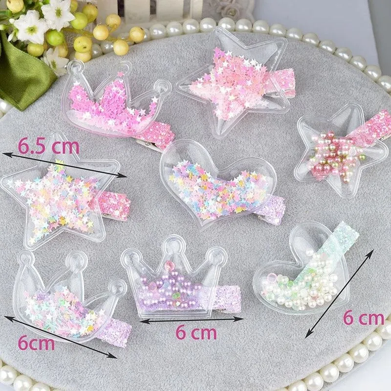 Glitter Confetti Clippies