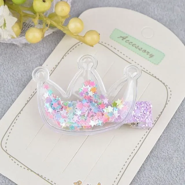 Glitter Confetti Clippies