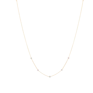 Ivory Necklace - Solid Gold