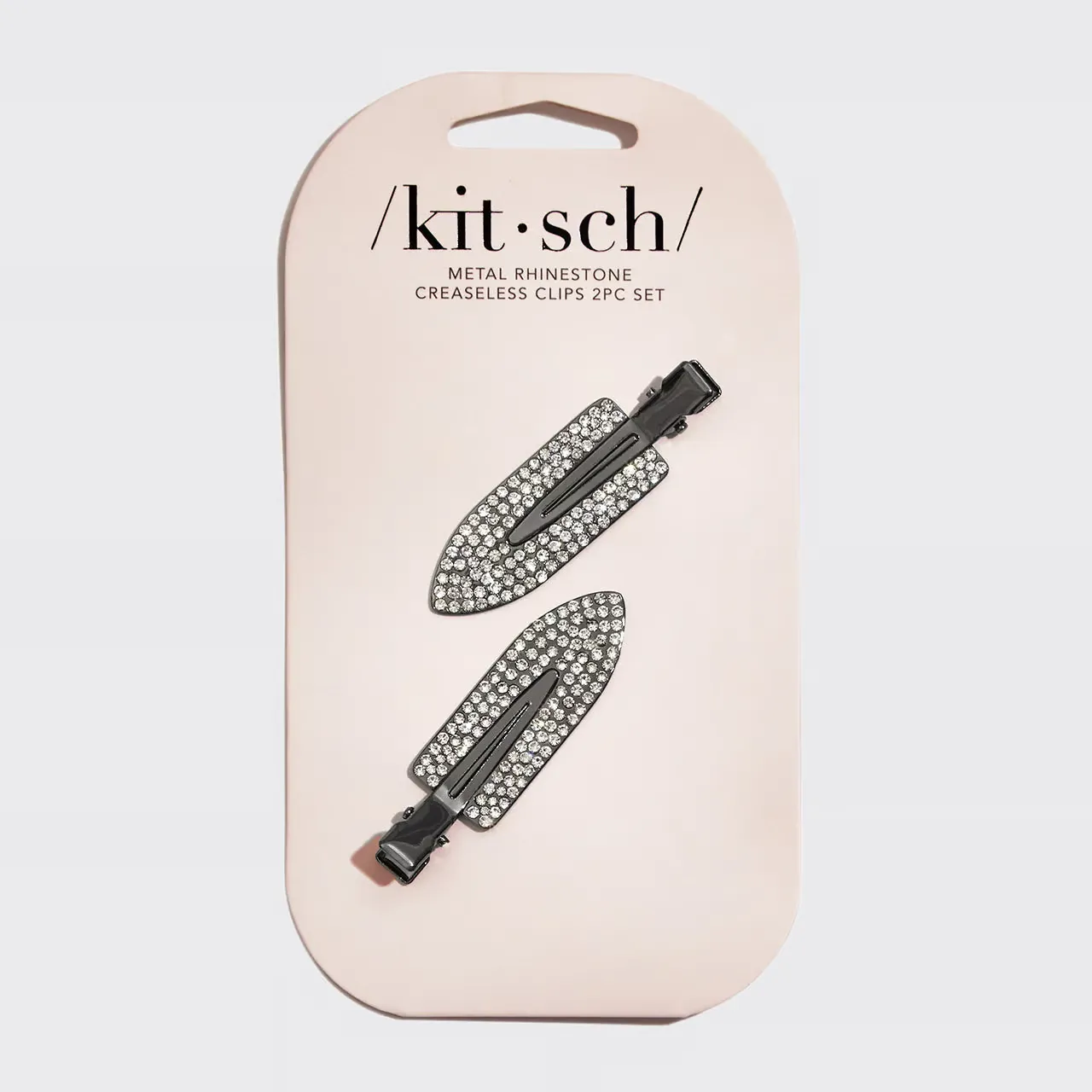 Kitsch - Mini Rhinestone Creaseless Clips 2pc Set