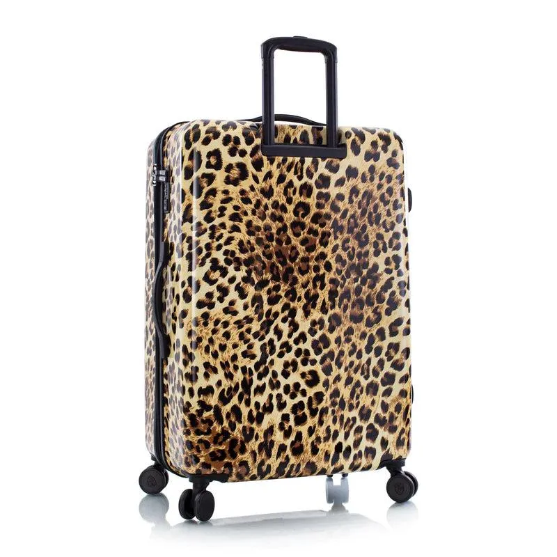 Leopard Fashion Hardside 30" Large Checked Luggage