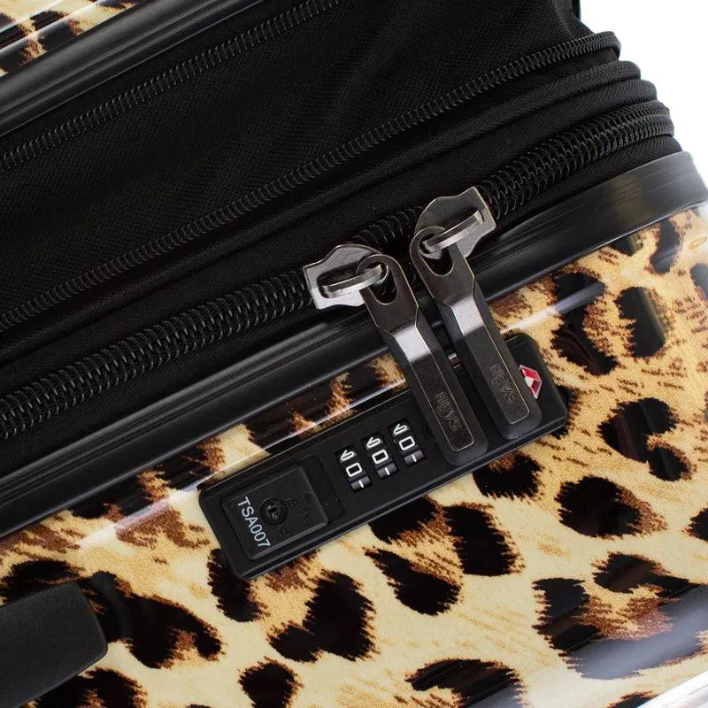 Leopard Fashion Hardside 30" Large Checked Luggage