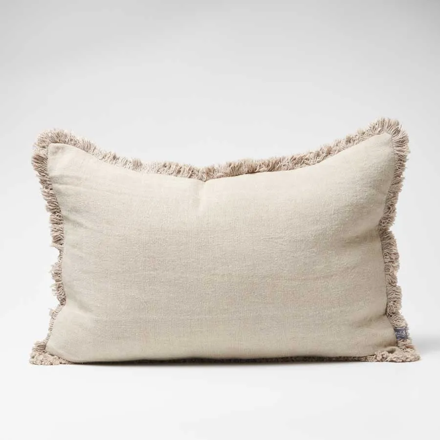 Luca® Boho Linen Cushion - Natural