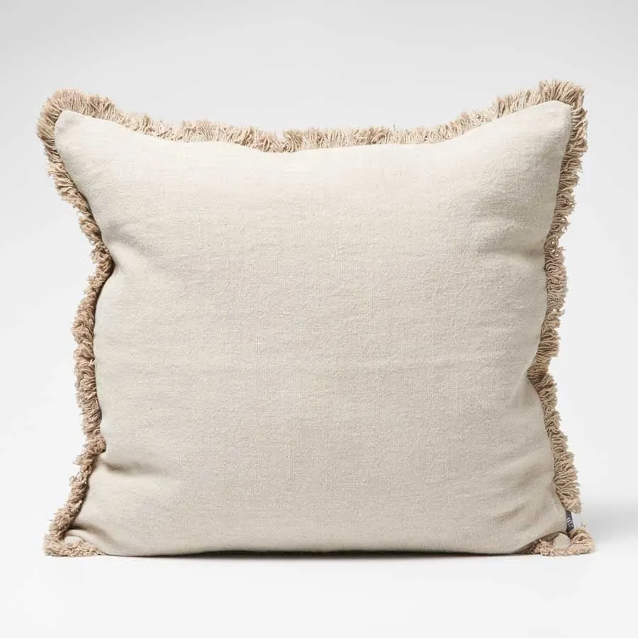 Luca® Boho Linen Cushion - Natural