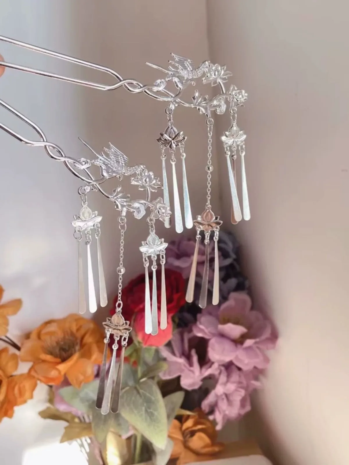 Maque Ge 麻雀歌 Sparrow Song Metal Hairpins