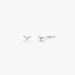 Micro Seagull Studs in Silver