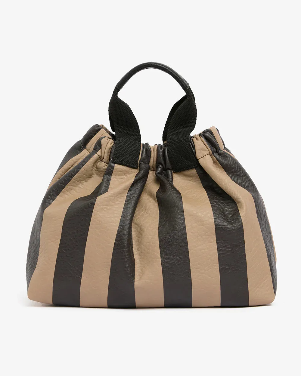 Montague Tote Latte Stripe