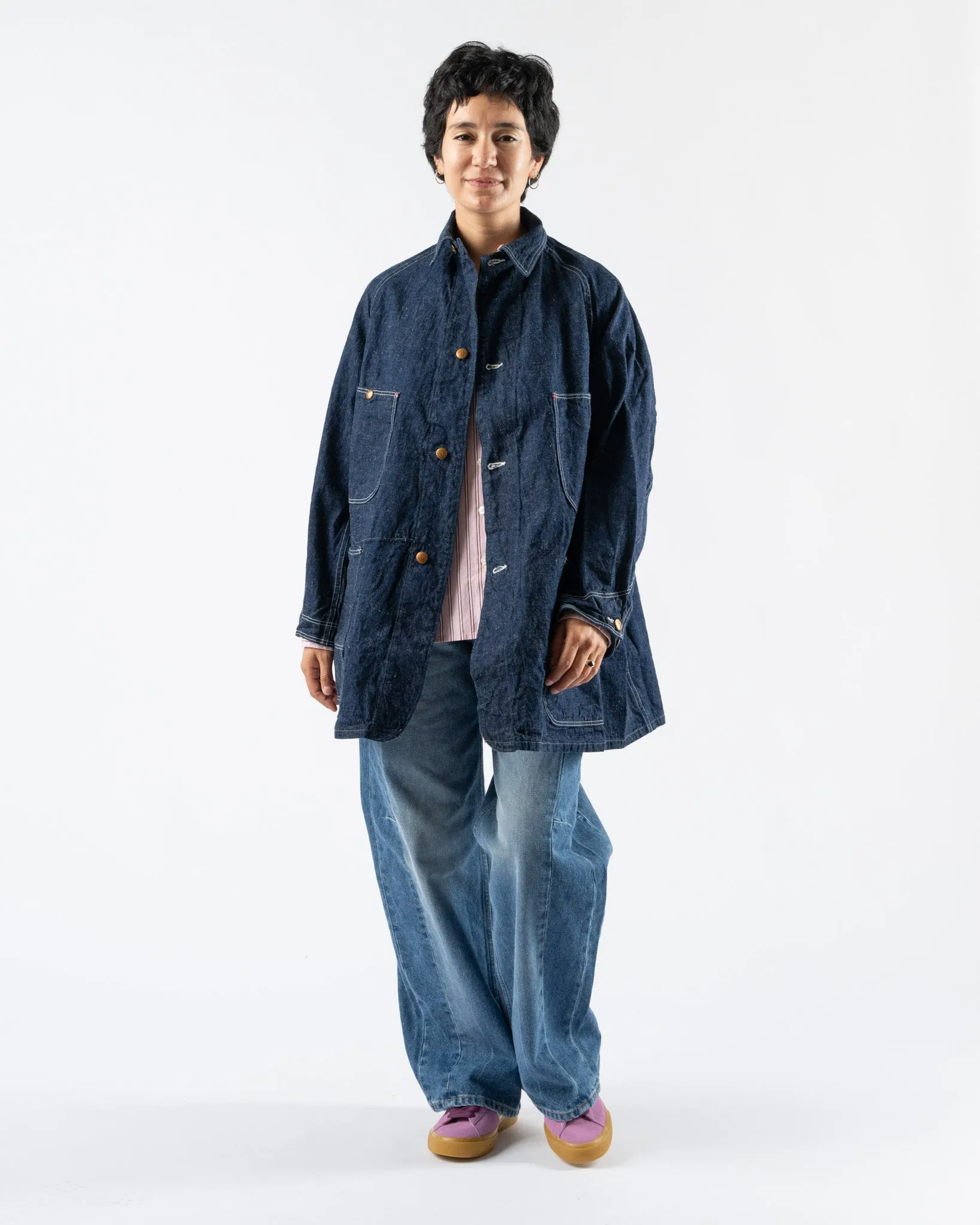 orSlow Loose Fit Denim Coverall