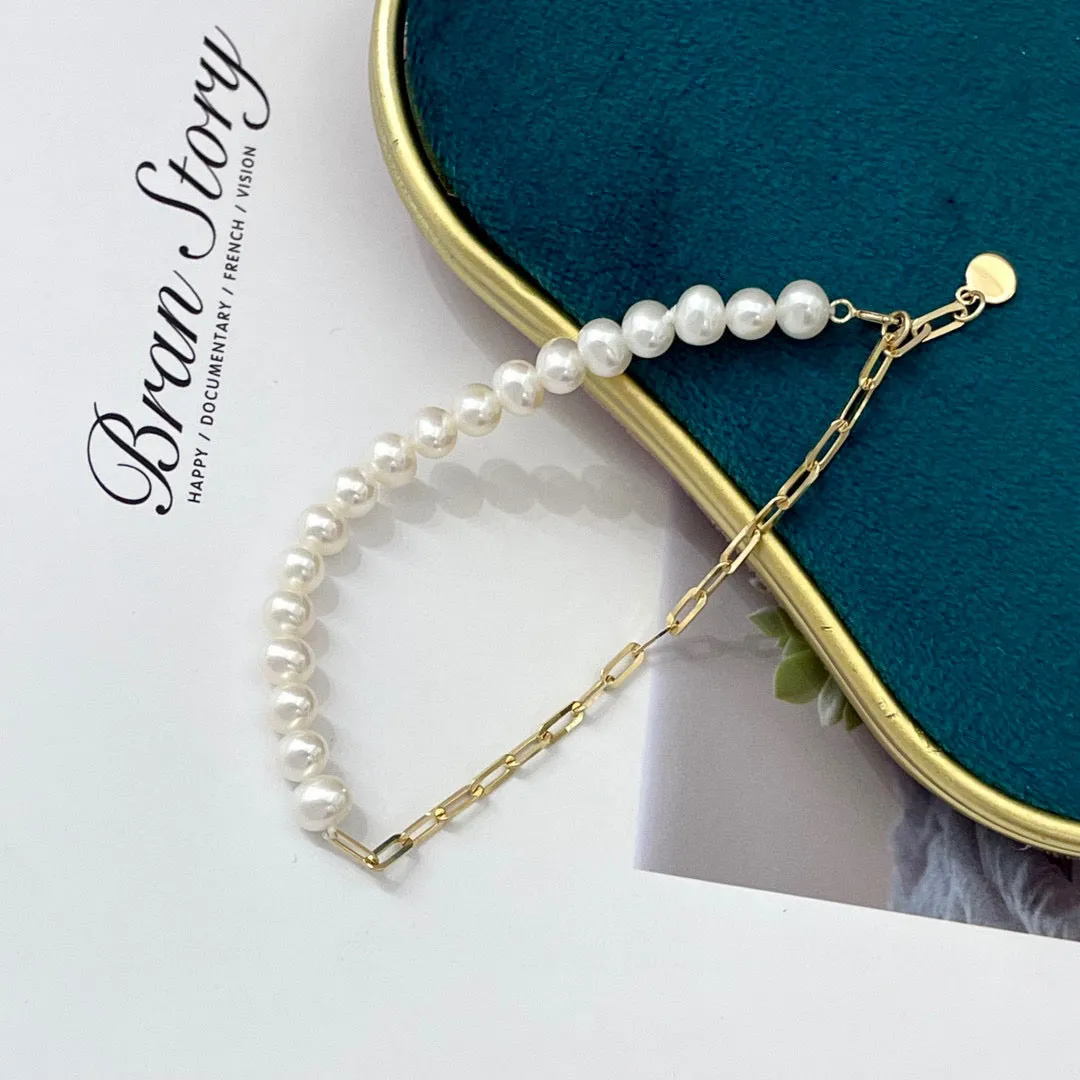 pearl bracelet x French minimalism