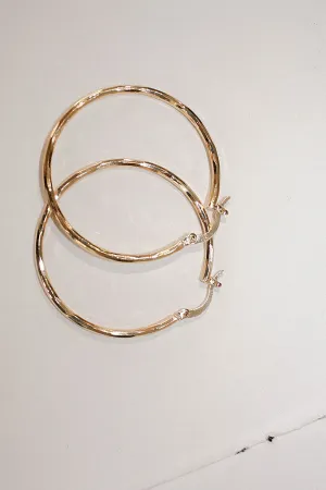 positano hoop 40mm gold <br> by Sunny Afternoon