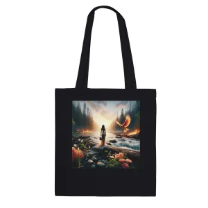 Rebirth in Resilience: Embracing Nature's Healing by Sylvan Wren Tote Bag - Fern and Oak