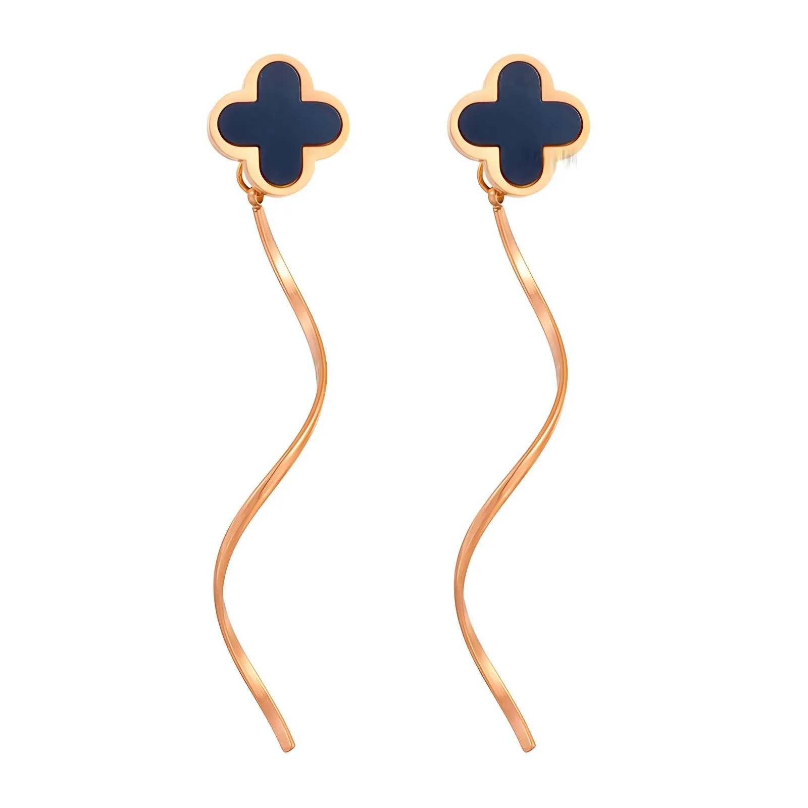 Reriti Intensity 18K gold plated Four-leaf clover Earrings