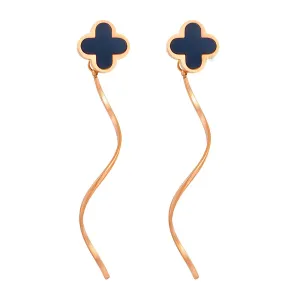 Reriti Intensity 18K gold plated Four-leaf clover Earrings