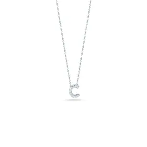 Roberto Coin Tiny Treasures Diamond Love Letter “C” Necklace