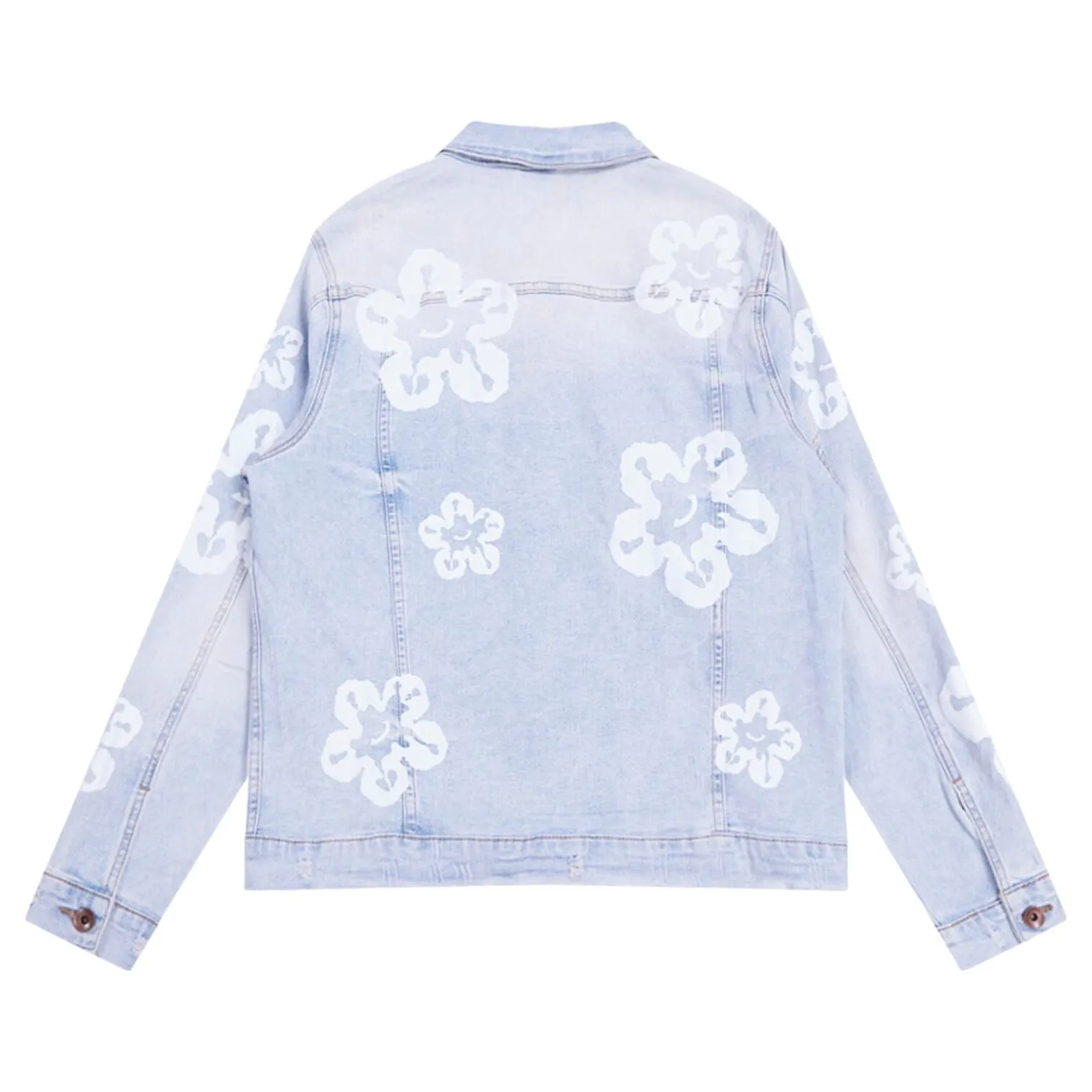 ROKU STUDIO: Tear Drip Denim Jacket RK6481236