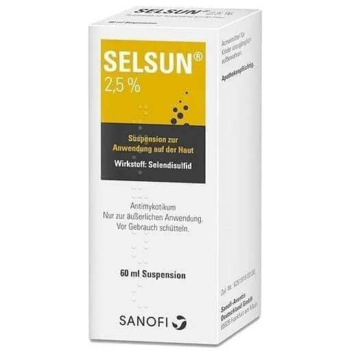 SELSUN suspension, selenium disulfide shampoo uk