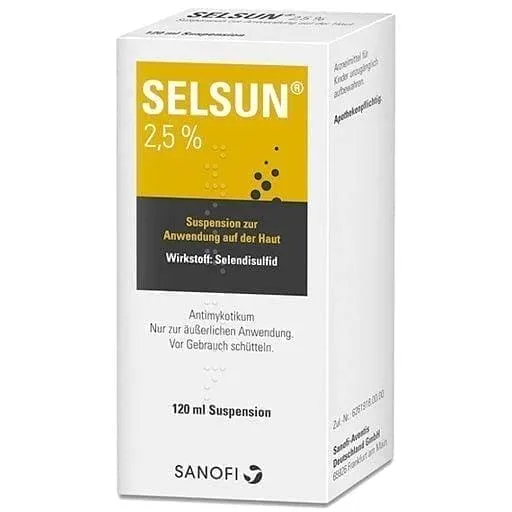 SELSUN suspension, selenium disulfide shampoo uk