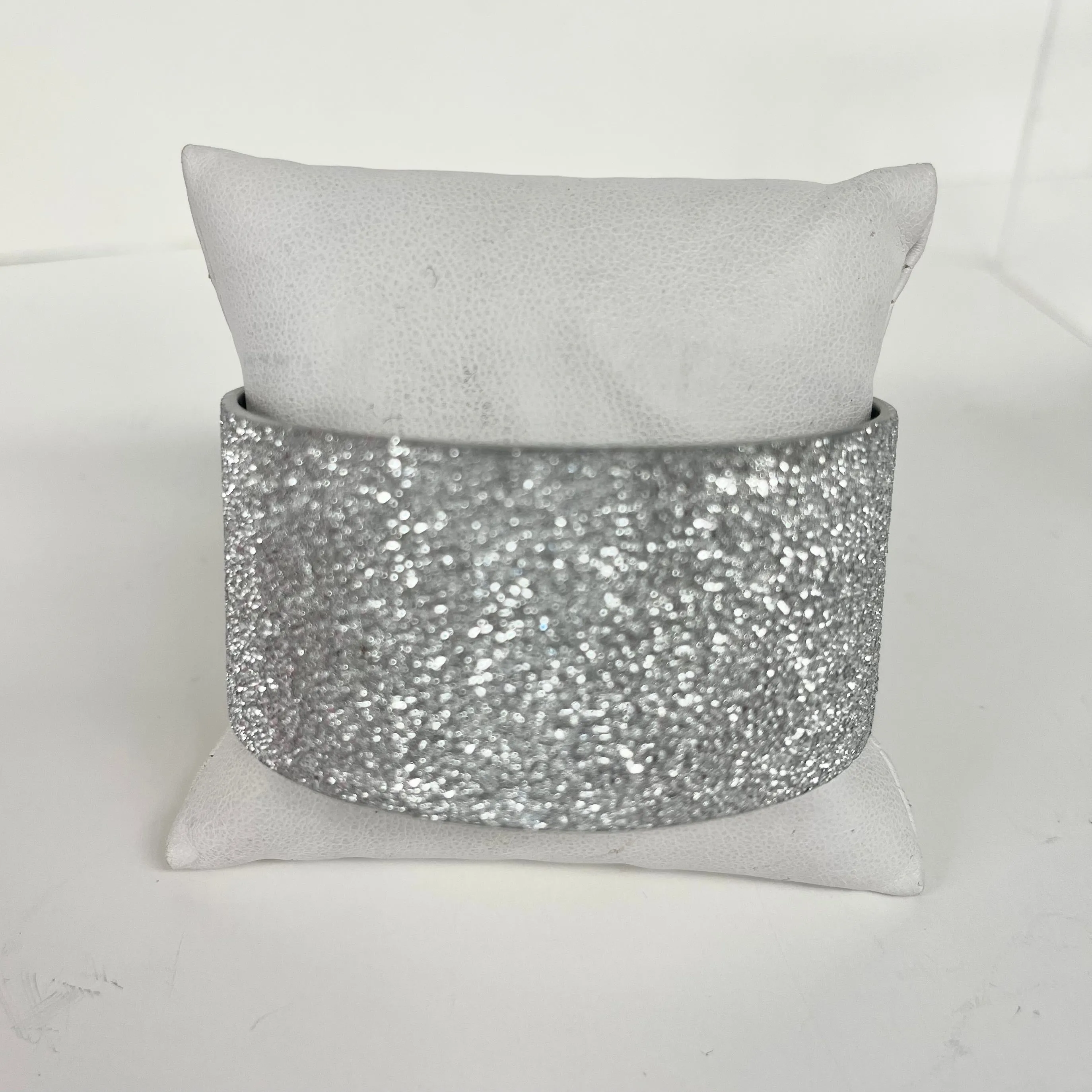 Sparkly Sandblasted Cuff Bracelet