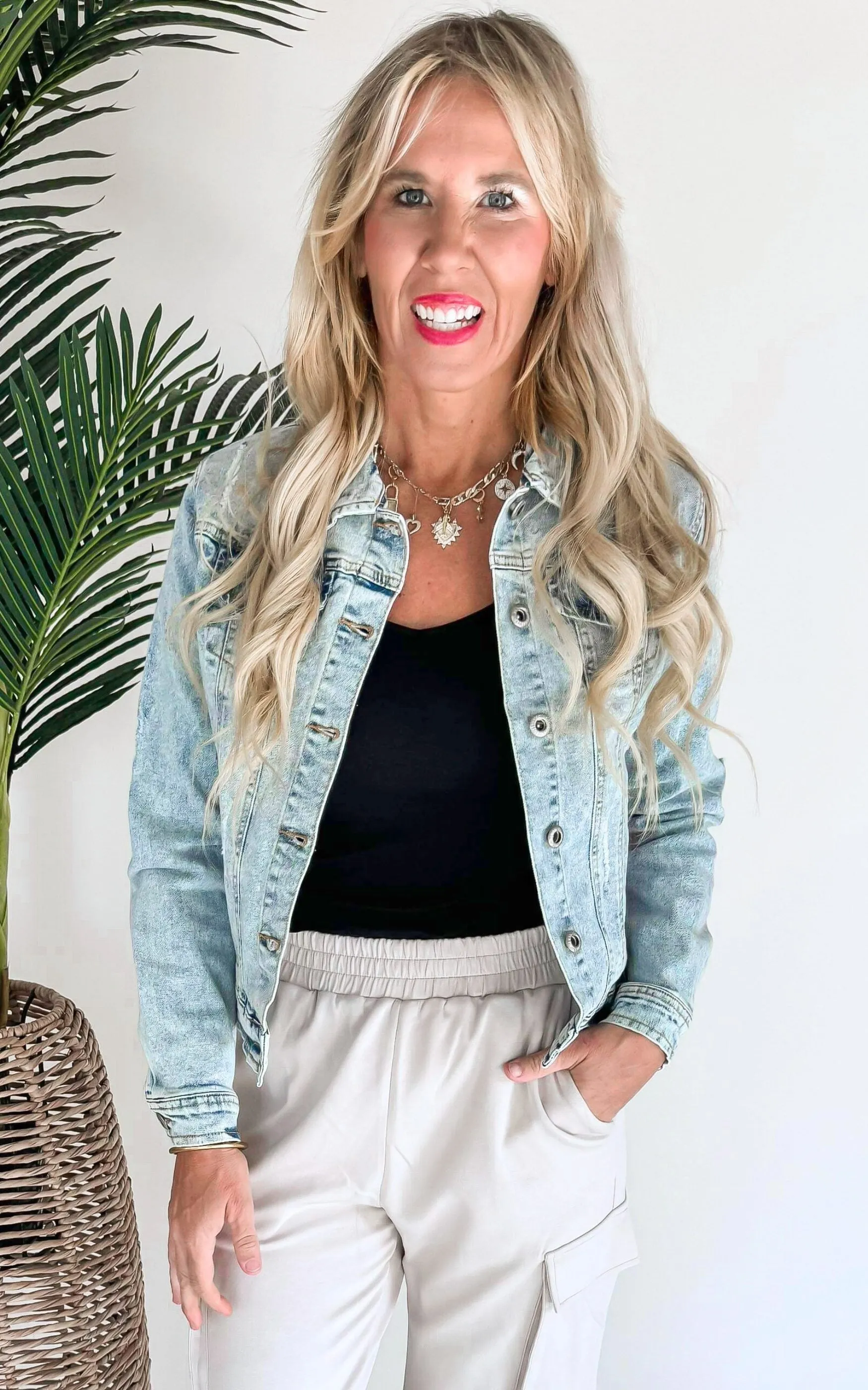 Style Yourself Stretch Denim Jacket