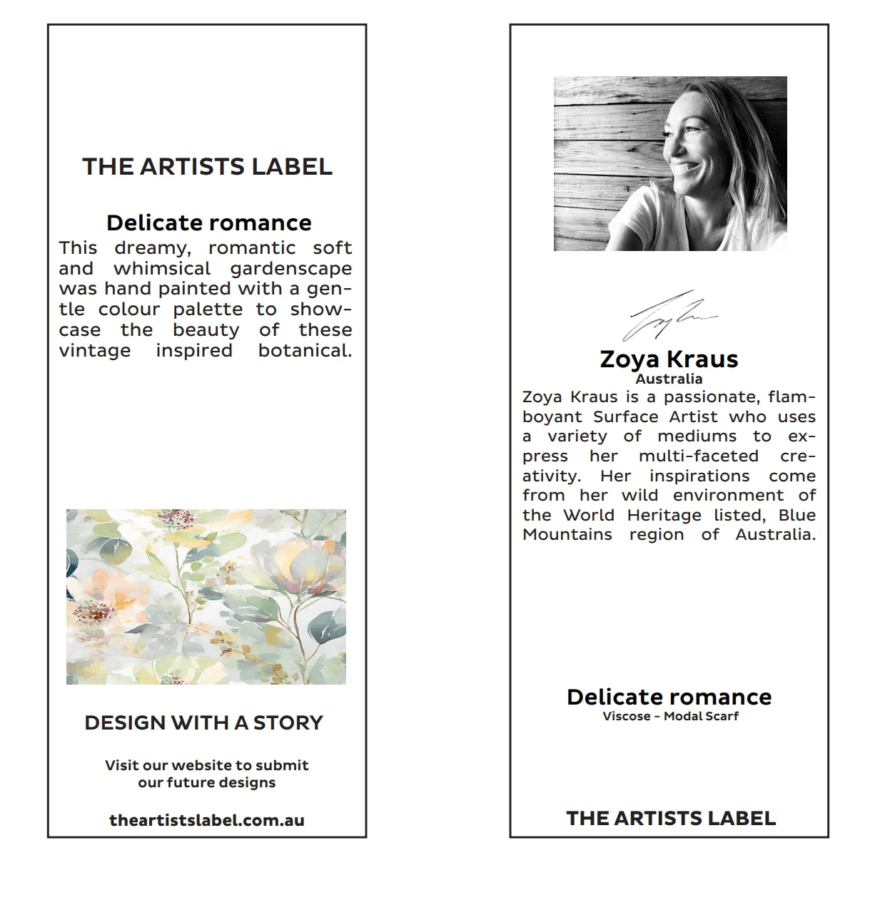 The Artist Label Scarves - S/S 24