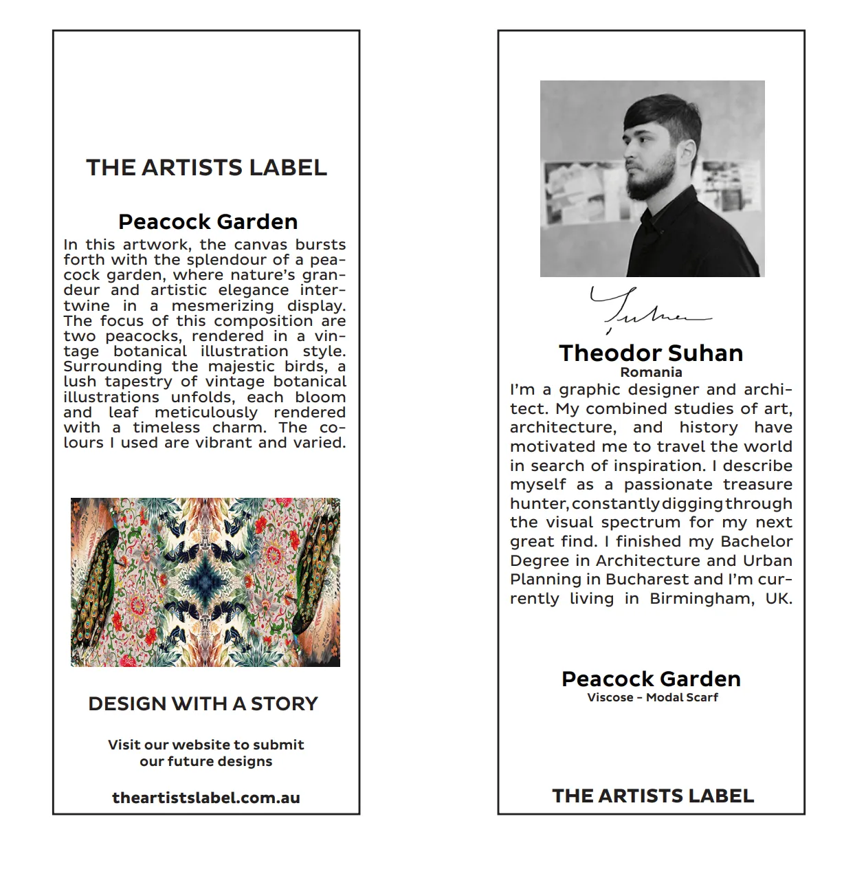 The Artist Label Scarves - S/S 24