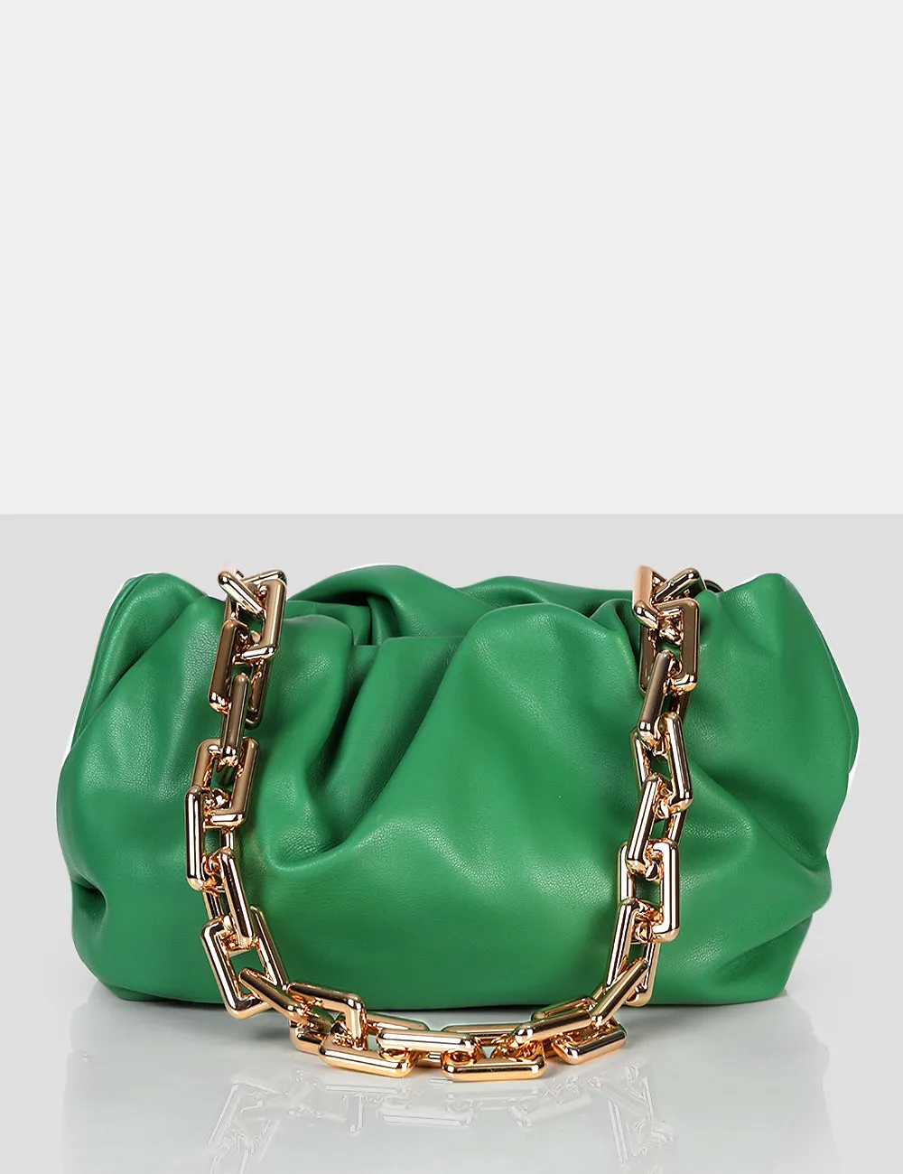 The Gossip Green Chain Handbag