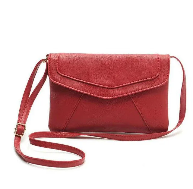 Vogue Star New Fashion Women Envelope Bag PU Leather Messenger bag Handbag Shoulder Crossbody Bag Purses clutch Bolsas  LS319